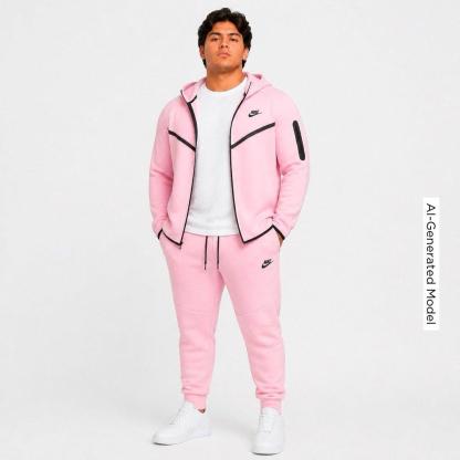 Men's Nithtke Tech Fleece Jogger Pants - Part 2 - Pink Foam/Black