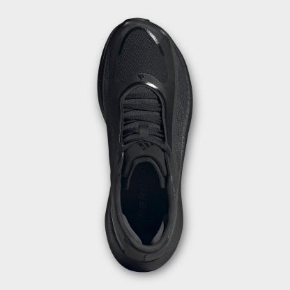 Men's adidas Hyperboost Edge Running Shoes - Part 1 - Core Black/Carbon/Carbon - Top view