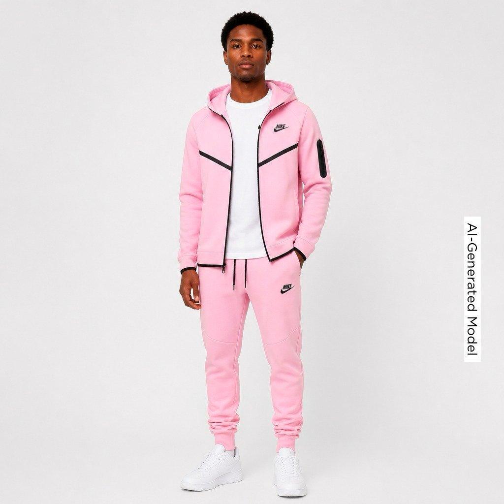Men's Nithtke Tech Fleece Jogger Pants - Part 2 - Pink Foam/Black