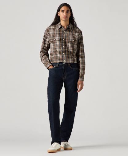 Levi's Men's 505™ Regular Fit Jeans Lightweight Denim Stretch - Just a Rinse Ltwt