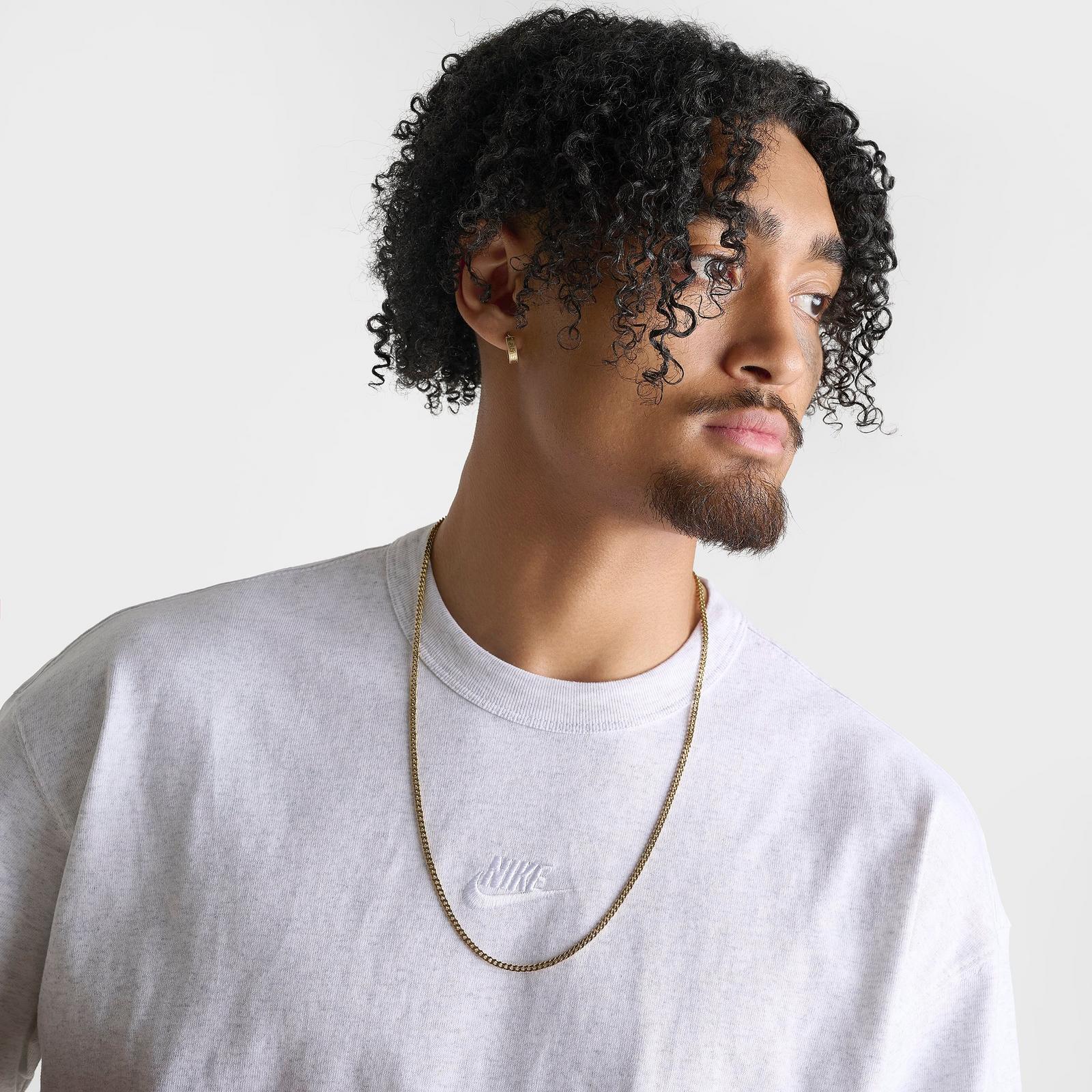 Men's Nike Sportswear Premium Essentials Futura T-Shirt - Birch Heather