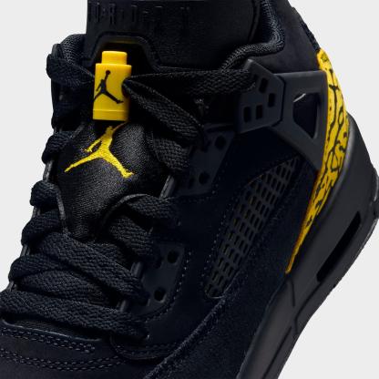 Big Kids' Jordan Spizike Low Casual Shoes - Black/Speed Yellow/Speed Yellow/Black - view 3