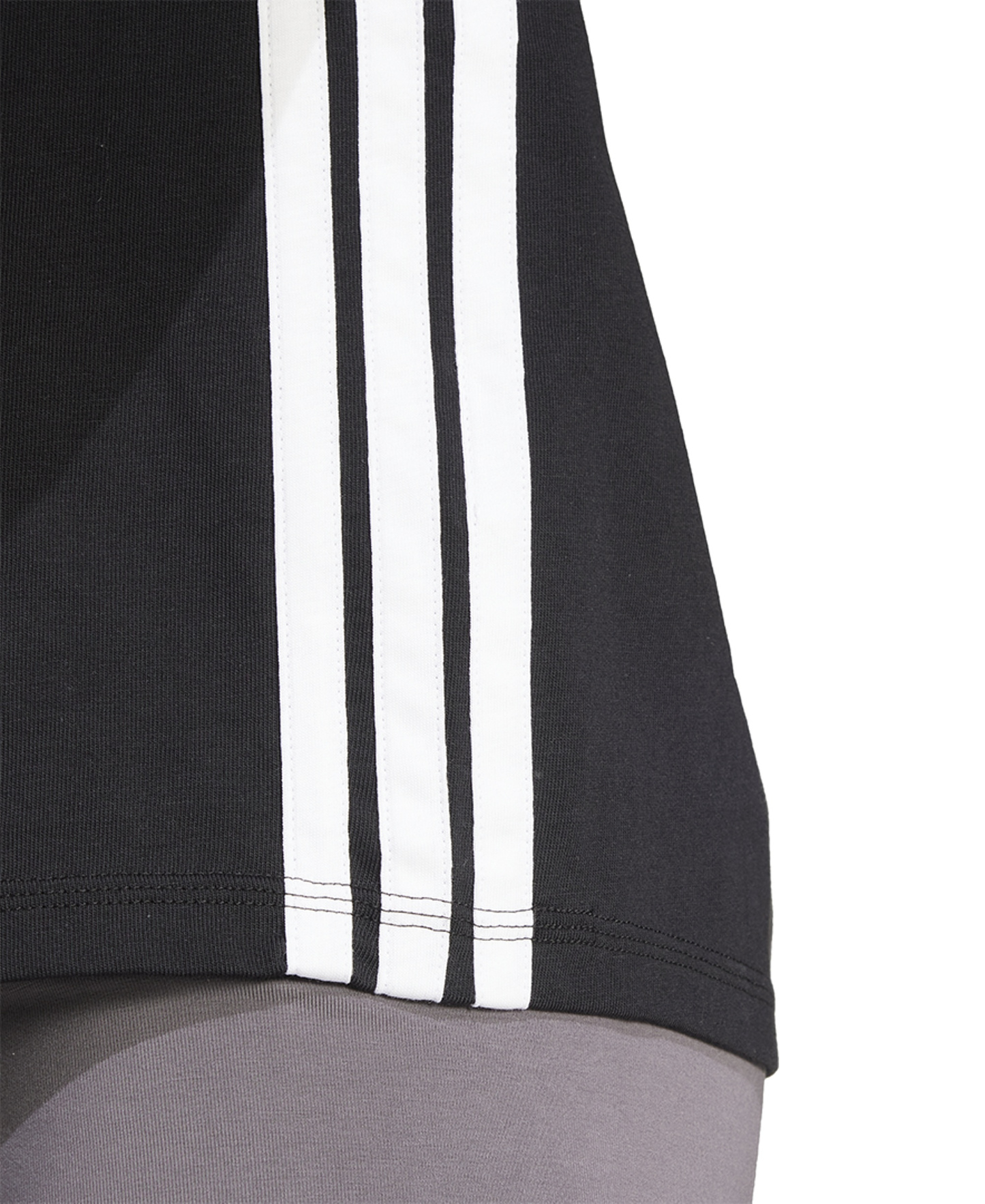 adidas Women's Essentials 3-Stripes Cotton T-Shirt - Black/white