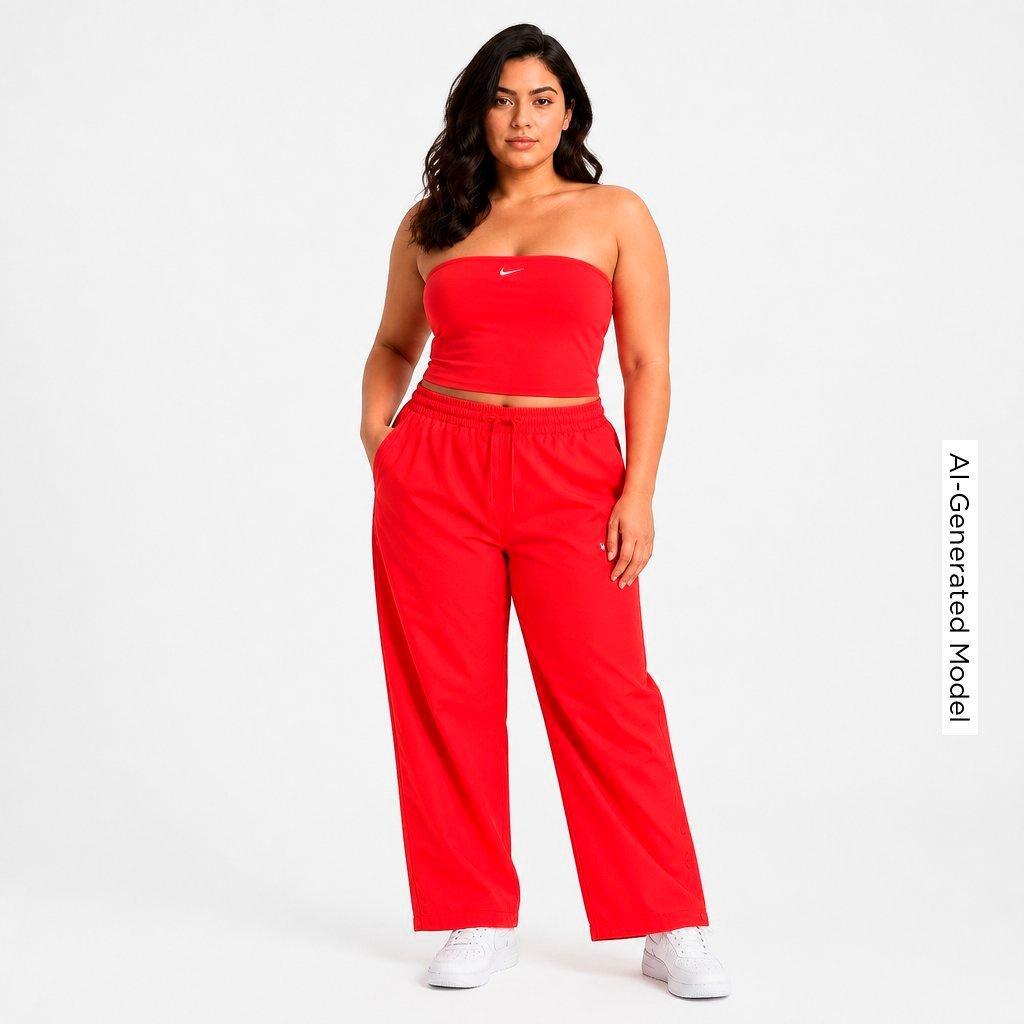 Women's Nithtke Sportswear Tube Top - Light Crimson/Sail