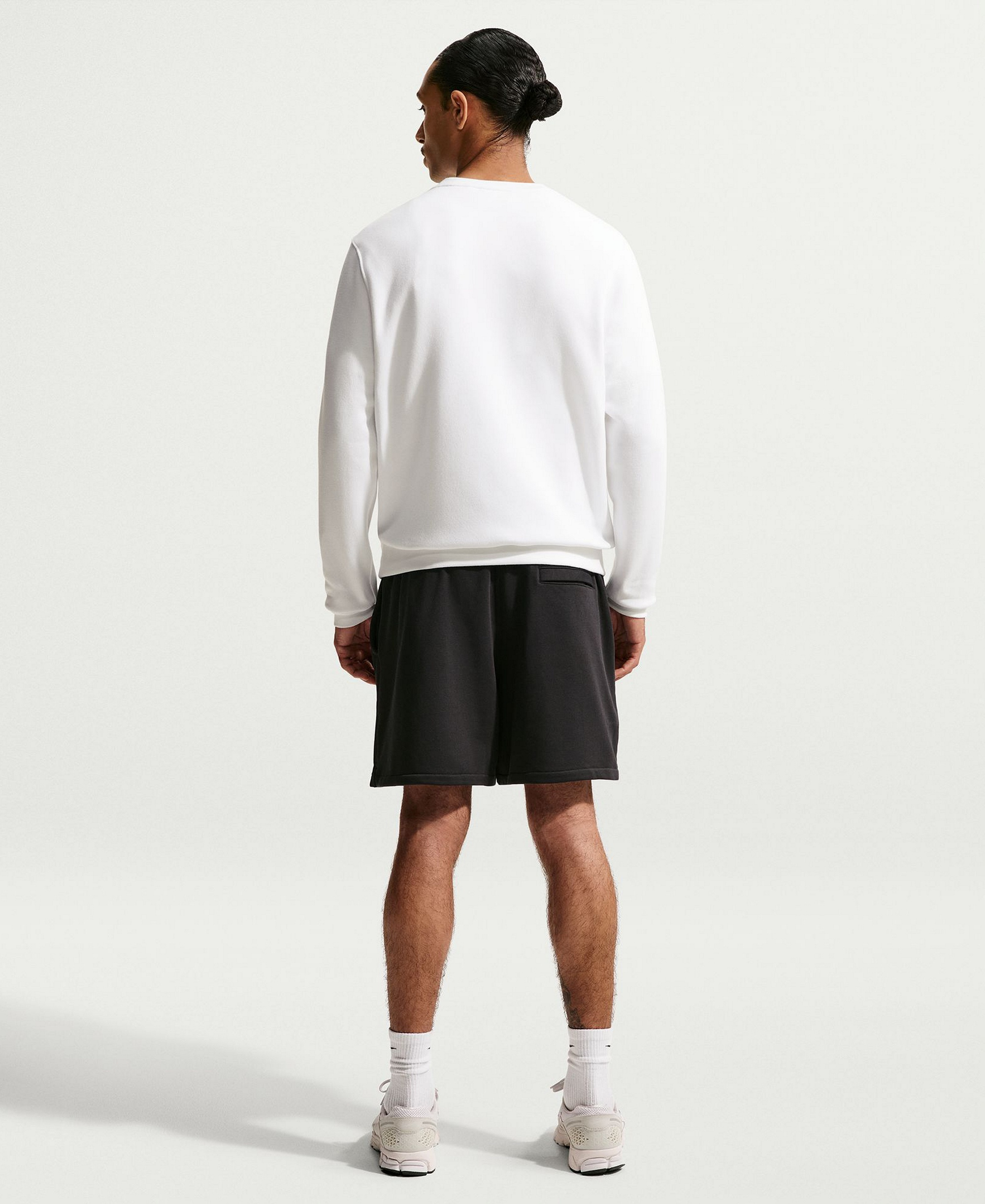 Nike Men's Club French Terry Flow Pull-On Shorts - Black