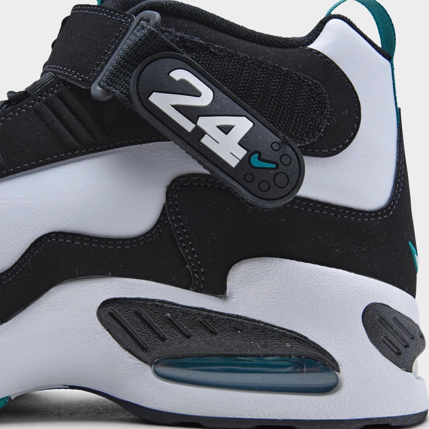 Men's Nike Air Griffey Max 1 Casual Shoes - White/Black/Fresh Water/Varsity Red