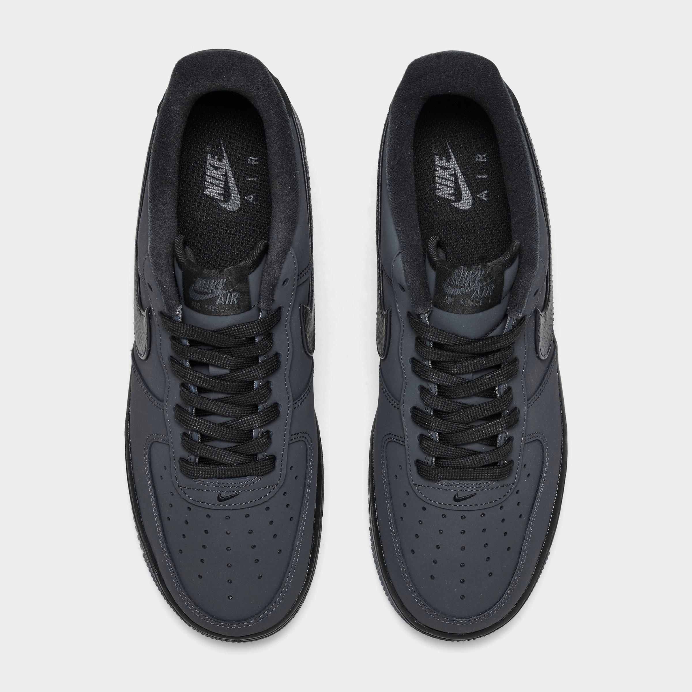 Men's Nithtke Air Force 1 '07 LV8 Casual Shoes - Part 3 - Black/Anthracite - Top view