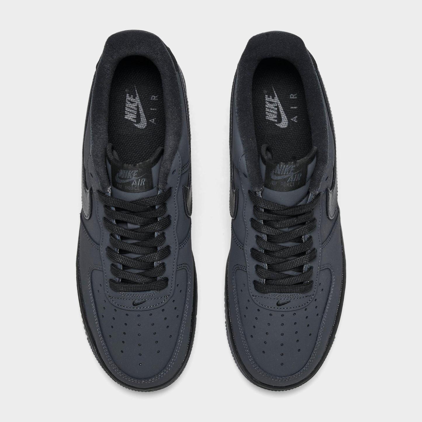 Men's Nithtke Air Force 1 '07 LV8 Casual Shoes - Part 3 - Black/Anthracite - Top view