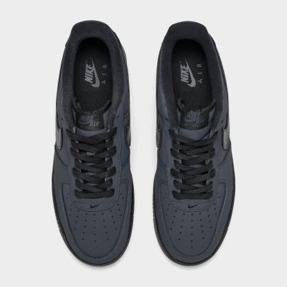 Men's Nithtke Air Force 1 '07 LV8 Casual Shoes - Part 3 - Black/Anthracite - Top view
