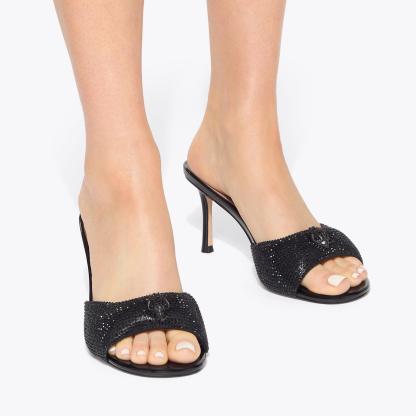Kurt Geiger London Oxford Heel Mule Dr - Black - view 2