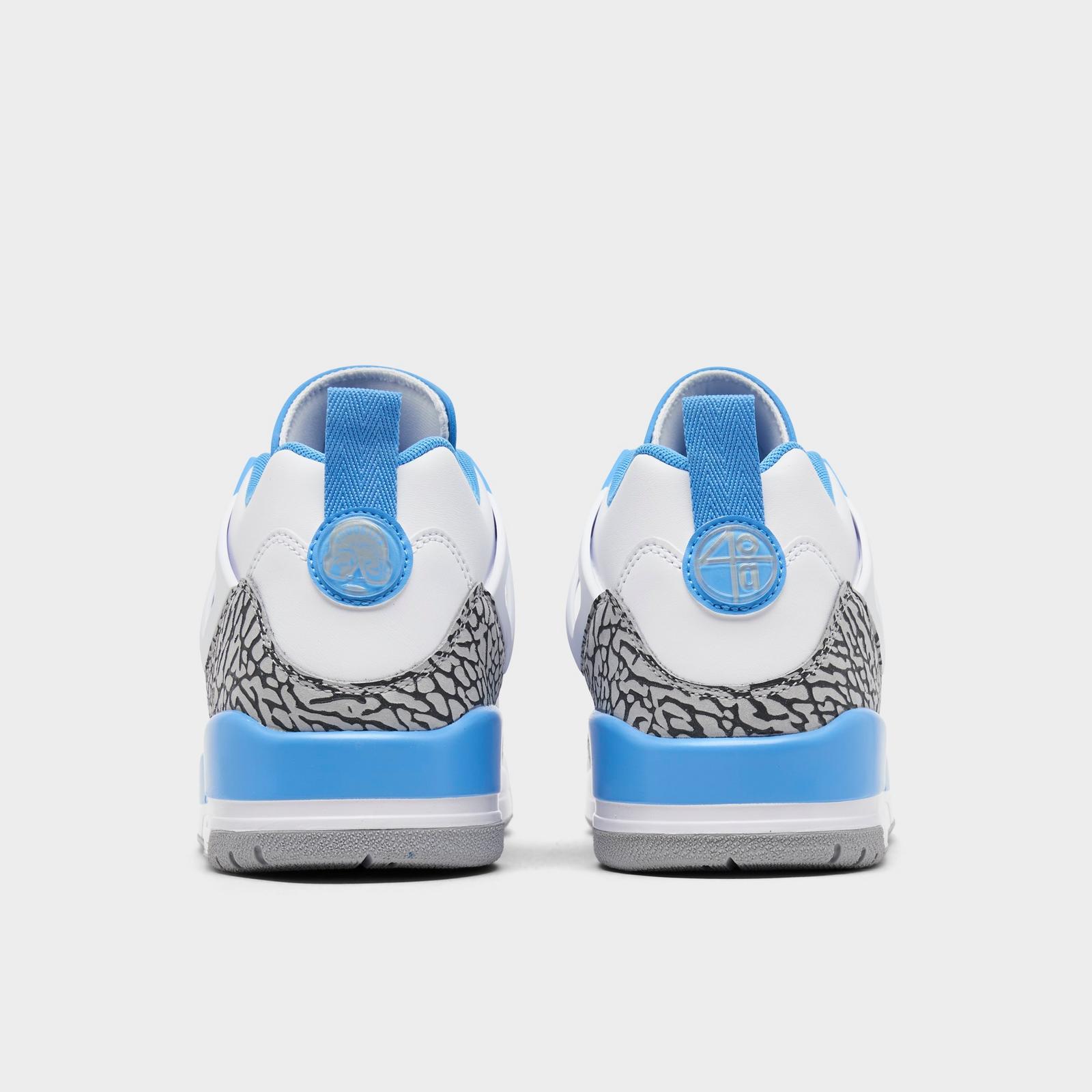 Men's Jordan Spizike Low Casual Shoes - White/University Blue/Wolf Grey/Anthracite - view 4