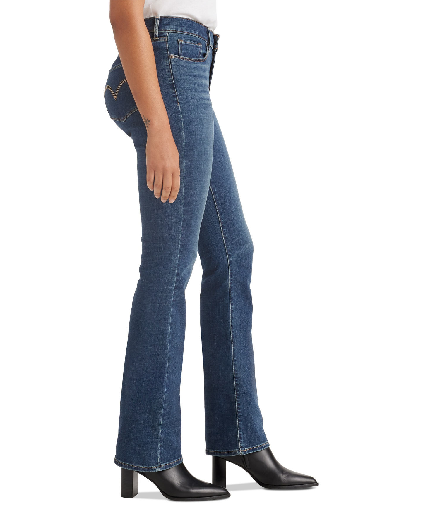 Levi's Women's Casual Classic Mid Rise Bootcut Jeans - Lapis Wave