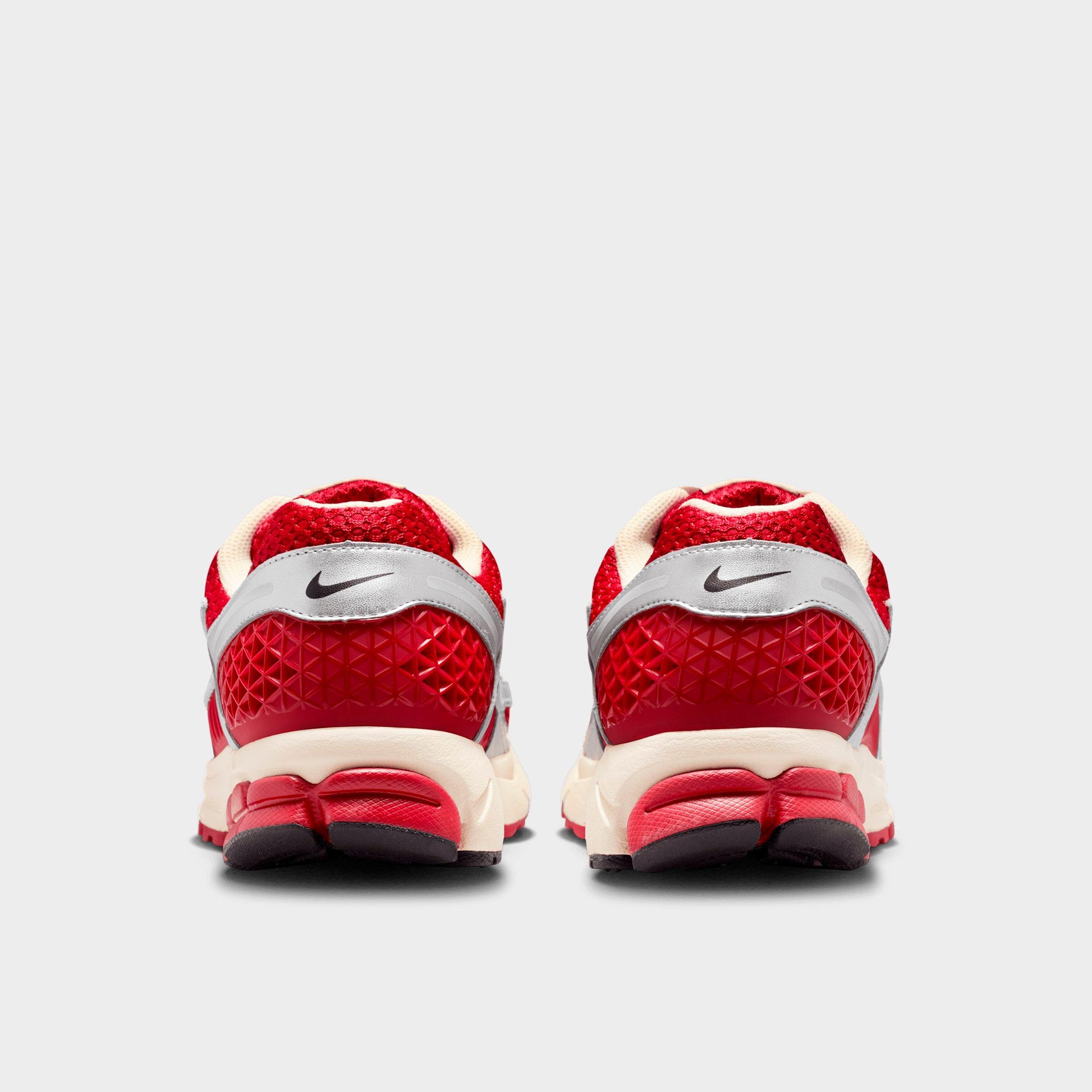 Men's Nithtke Zoom Vomero 5 Casual Shoes - Part 1 - Gym Red/Metallic Silver/Coconut Milk/Chrome - Back view