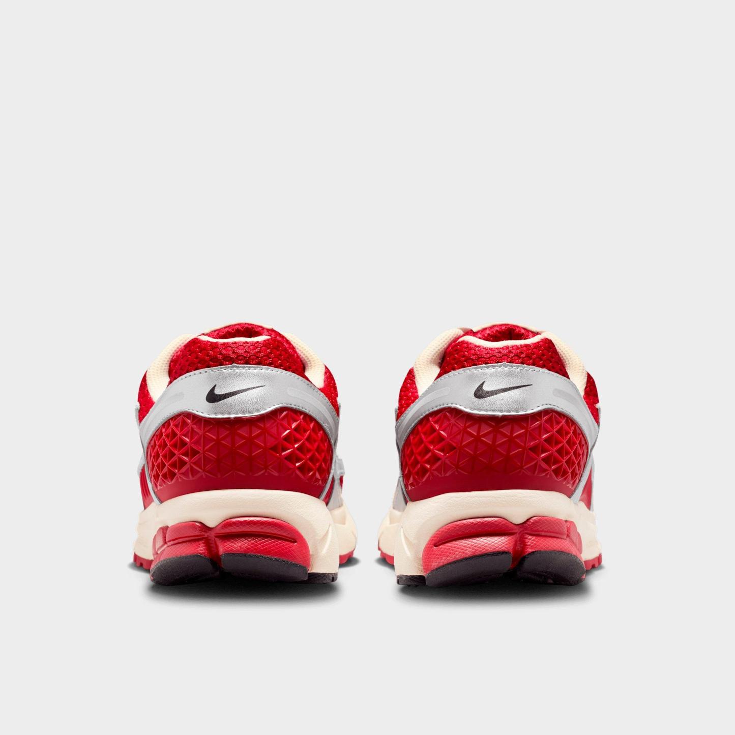 Men's Nithtke Zoom Vomero 5 Casual Shoes - Part 1 - Gym Red/Metallic Silver/Coconut Milk/Chrome - Back view
