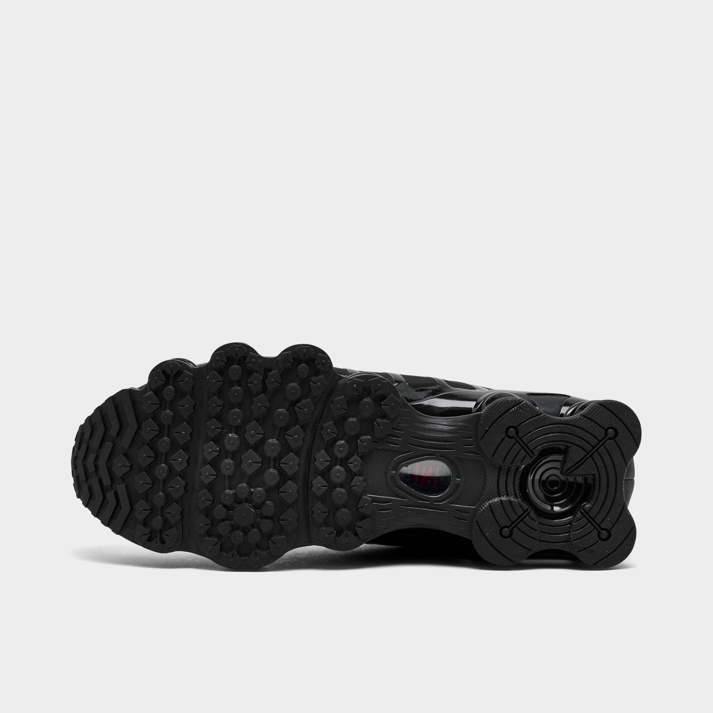 Men's Nithtke Shox TL Casual Shoes - Part 2 - Black/Black/Light Crimson - Bottom view