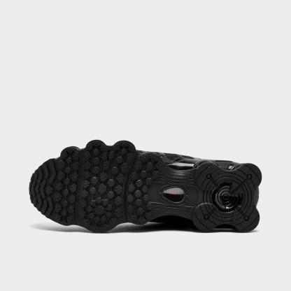 Men's Nithtke Shox TL Casual Shoes - Part 2 - Black/Black/Light Crimson - Bottom view