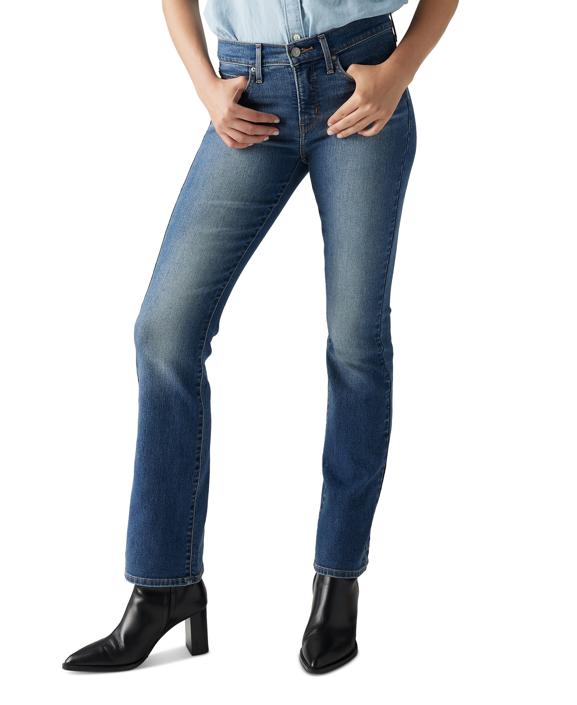 Levi's 315 Shaping Mid Rise Lightweight Bootcut Jeans - Los Dos