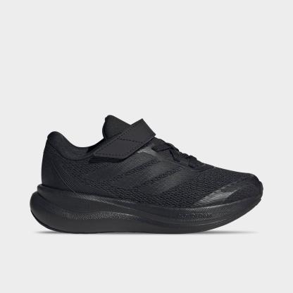 Little Kids' adidas Runfalcon 6 Hook-And-Loop Stretch Lace Casual Shoes - Core Black - Left shoe facing left. Outside of the shoe.
