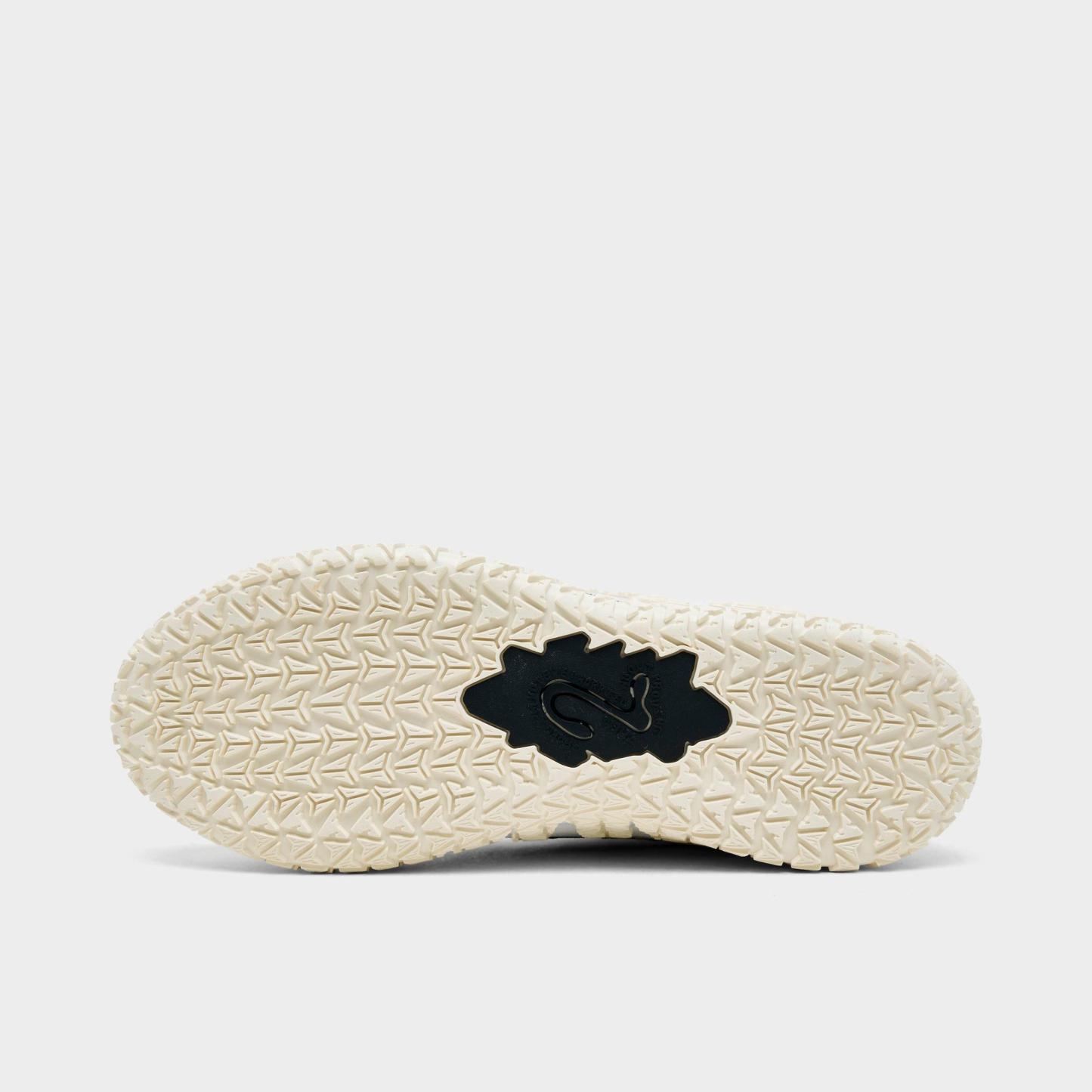 Big Kids' Nithtke Ja 3 Basketball Shoes - White/Coconut Milk/Desert Khaki/Black - Bottom view