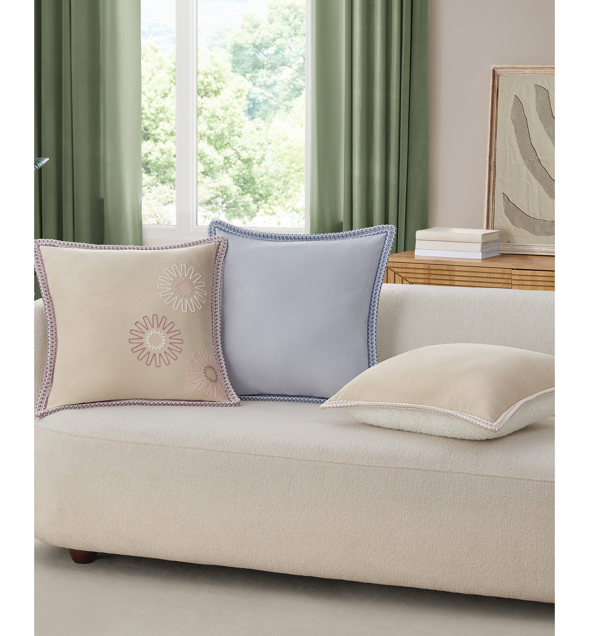 UGG® Kirkwood UGG Braid Decorative Pillow, 20" x 20" - Misty Wisteria