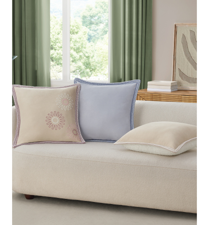 UGG® Kirkwood UGG Braid Decorative Pillow, 20" x 20" - Misty Wisteria