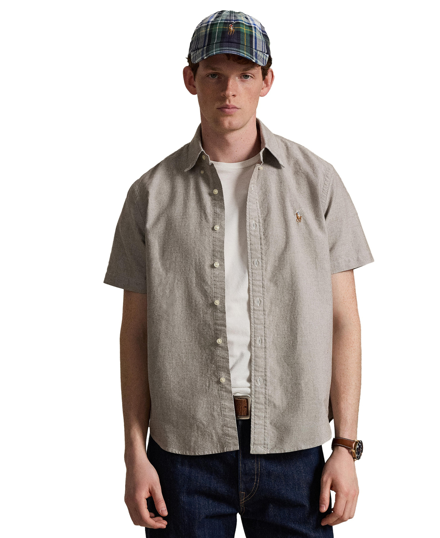 Polo Ralph Lauren Men's Classic-Fit Oxford Shirt - Nutmeg Brown
