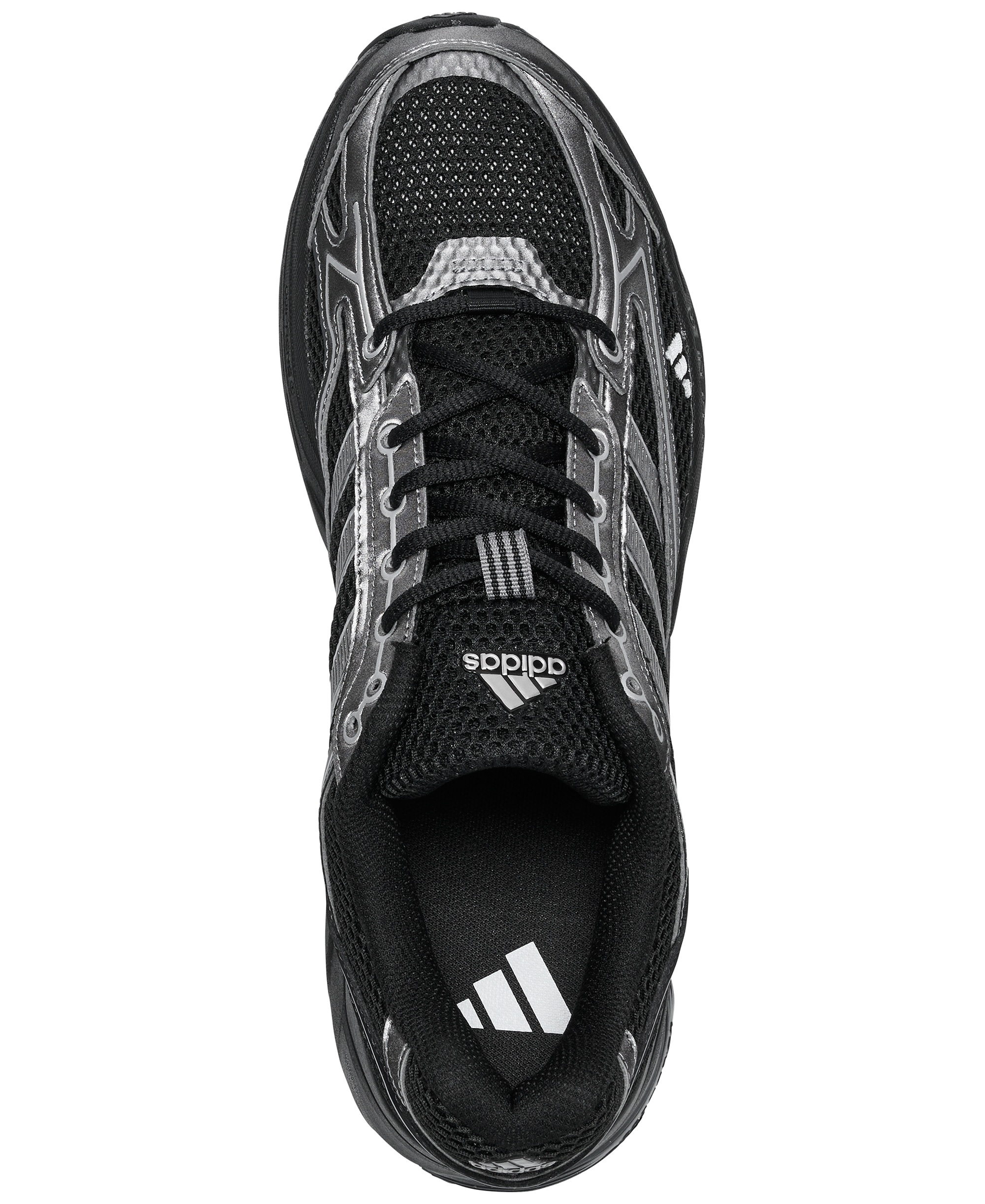 adidas Men's Spiritain 2000 Sneakers from Finish Line - Black, Iron Metallic