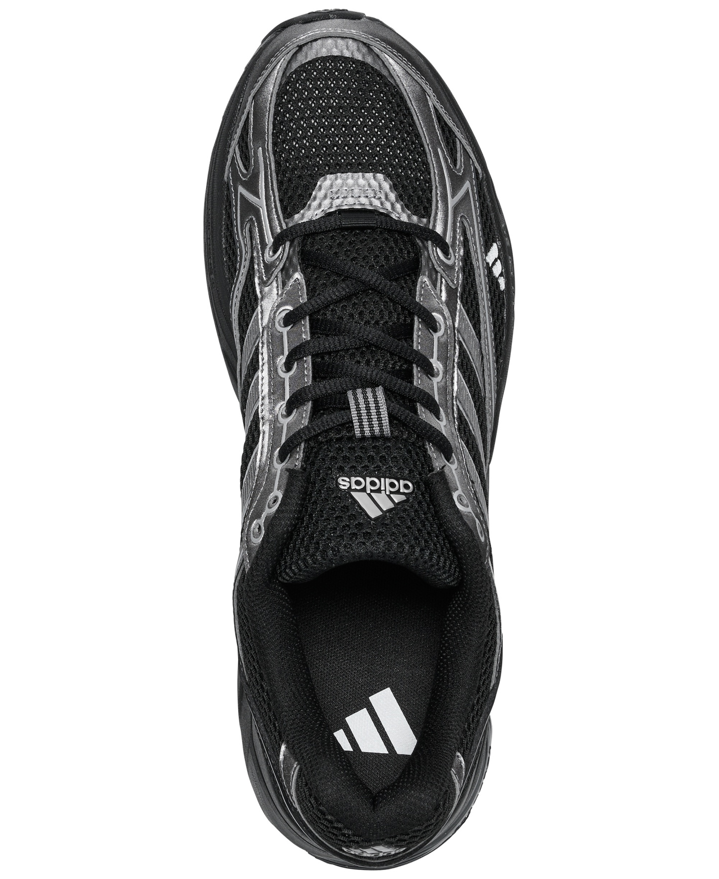 adidas Men's Spiritain 2000 Sneakers from Finish Line - Black, Iron Metallic