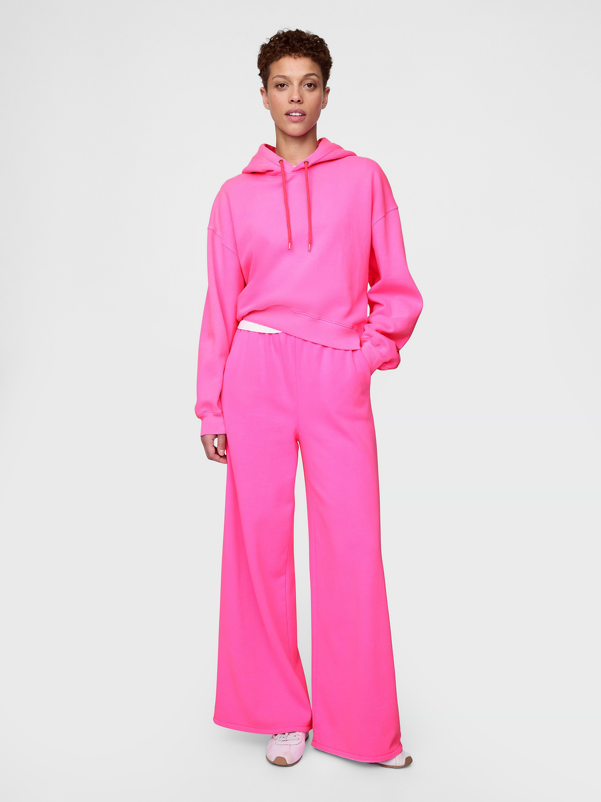 VintageSoft Baggy Sweatpants - Standout pink