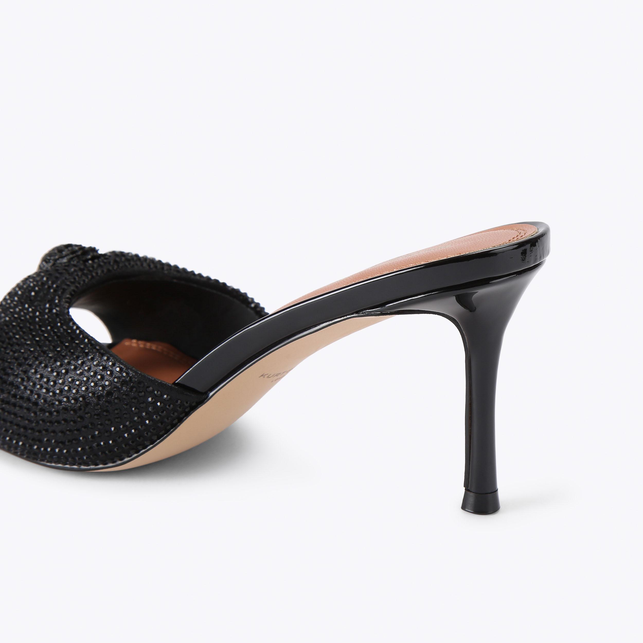 Kurt Geiger London Oxford Heel Mule Dr - Black - view 4