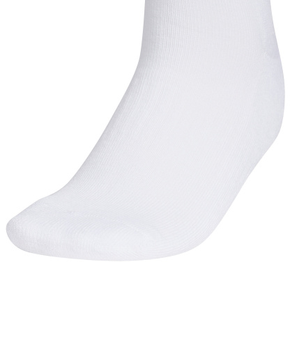 adidas Women's 6-Pack Classic Cushioned Socks - White/clear Onix Grey