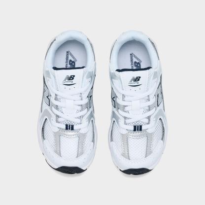 Kids' Toddler New Balance 530 Casual Shoes - White/Navy - view 5