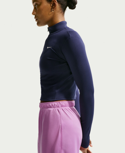 Nike Women's Attack Dri-FIT Mid-Rise Shorts - Light Magenta/pink Foam/white