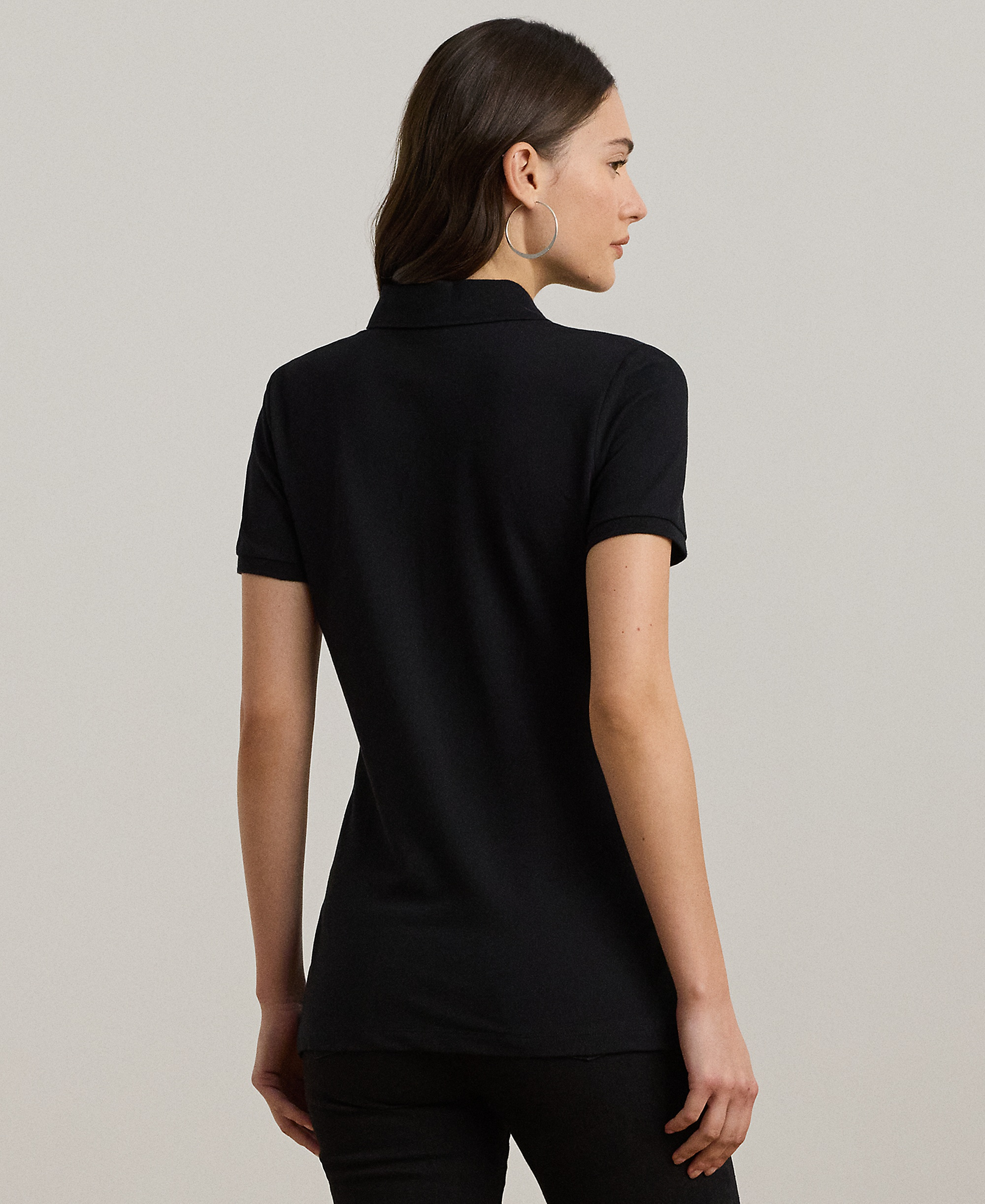 Lauren Ralph Lauren Piqué Polo Shirt - Polo Black