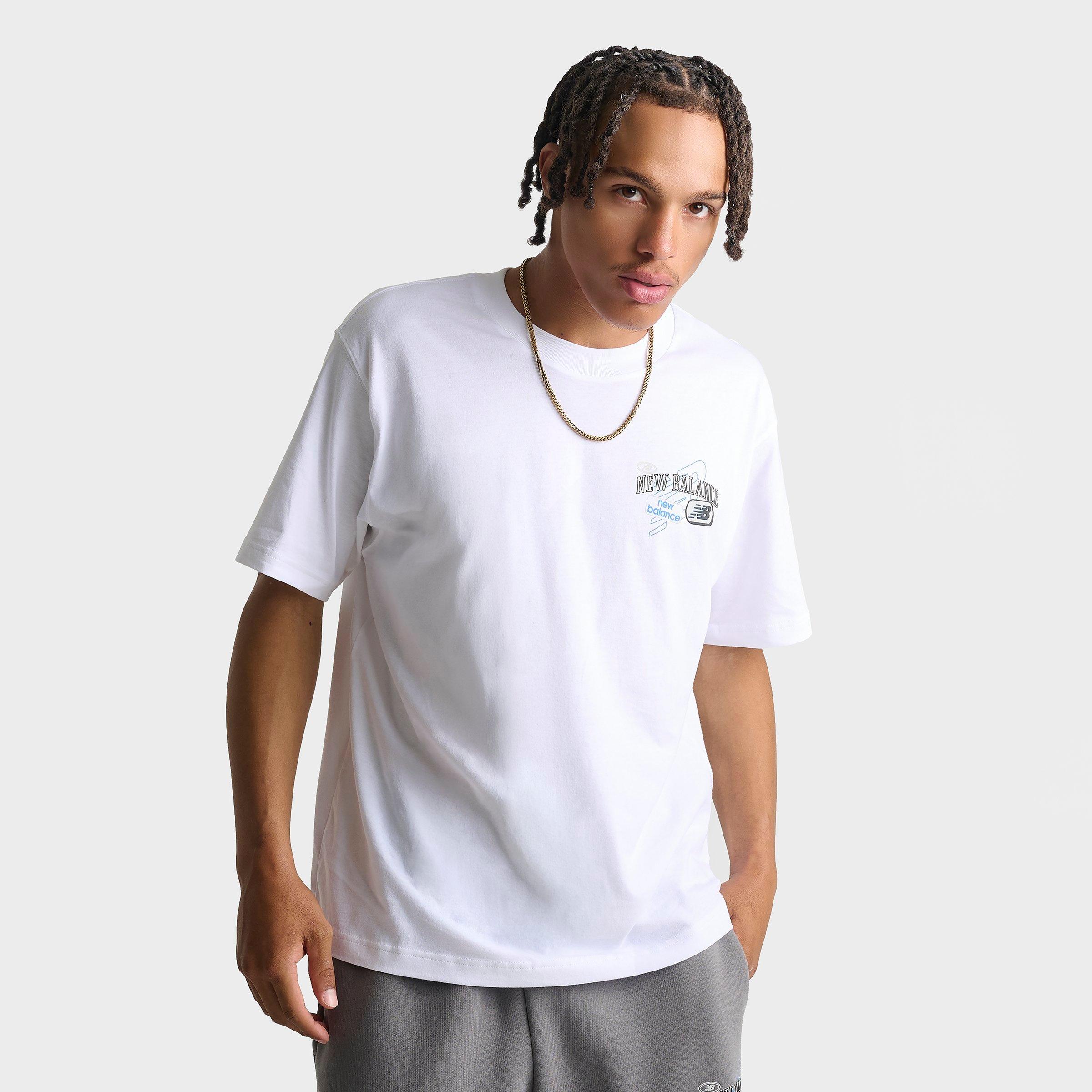 Men's New Balance Puffed T-Shirt - White - view 3