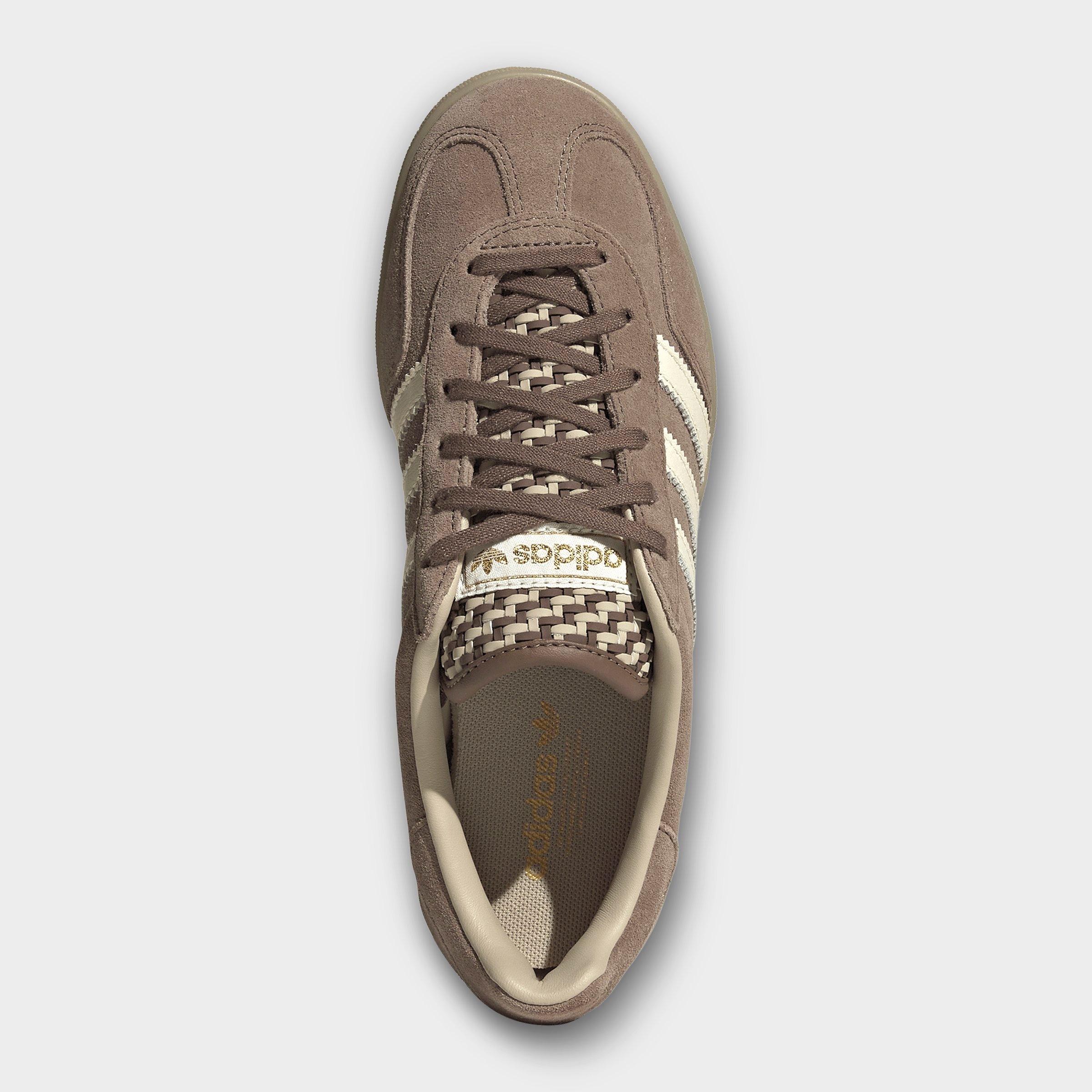 Women's adidas Originals Gazelle Indoor Casual Shoes - Earth Strata/Off White/Khaki - Top view