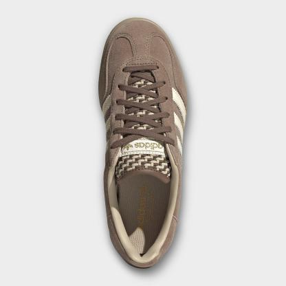 Women's adidas Originals Gazelle Indoor Casual Shoes - Earth Strata/Off White/Khaki - Top view