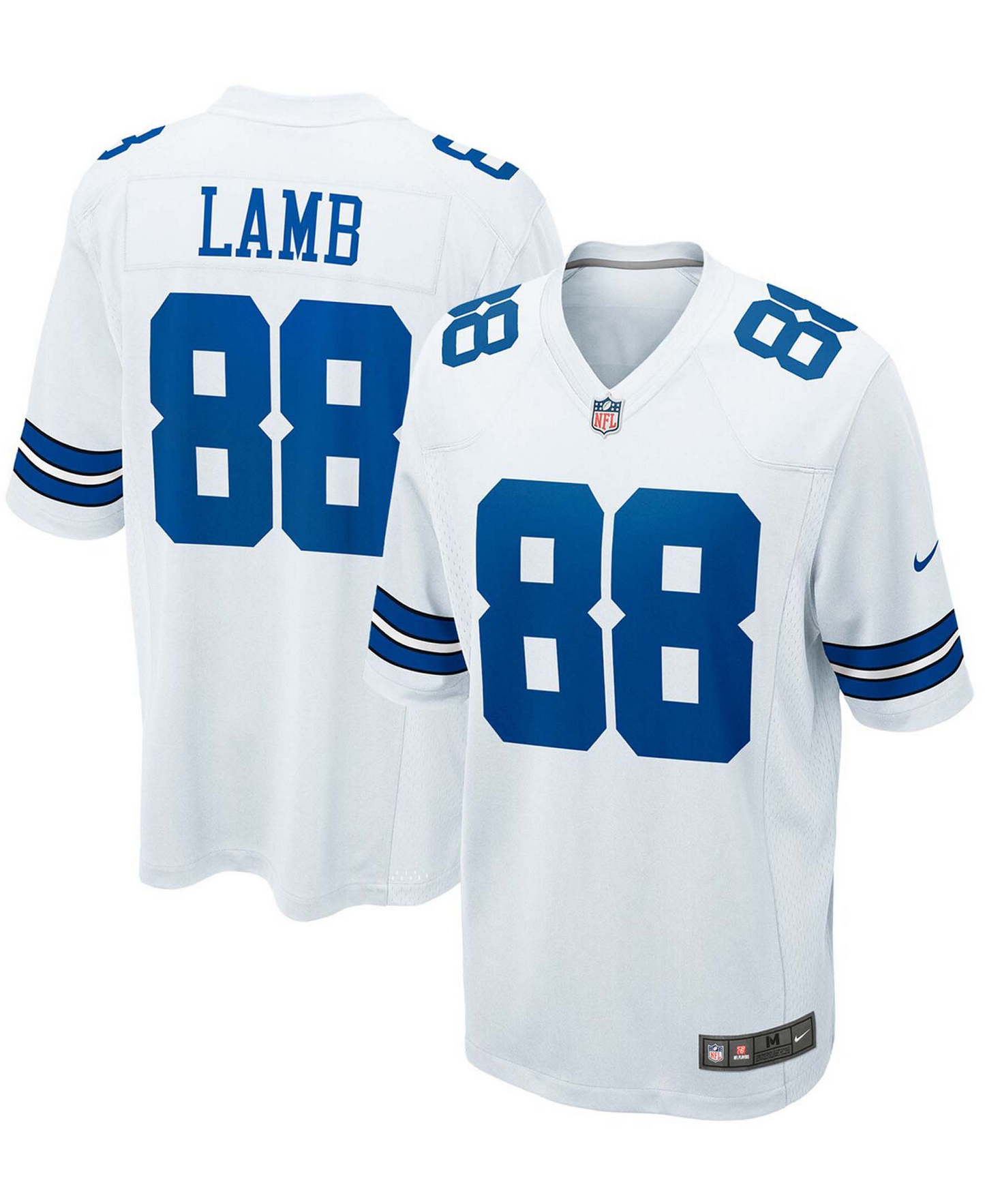 Nike Men's CeeDee Lamb Dallas Cowboys Alternate Game Team Jersey - White