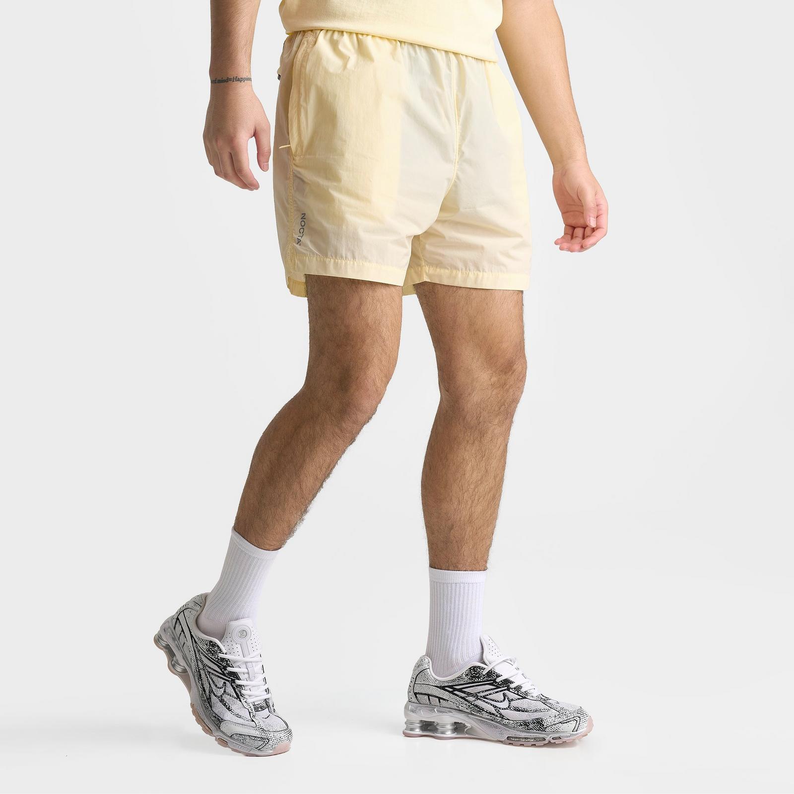 Men's Nike NOCTA Cardinal Nylon Shorts - Alabaster/Stealth