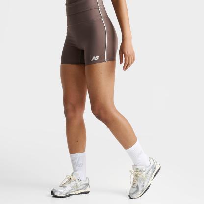 Women's New Balance Accelerate Piped Biker Shorts - Cortado - view 1
