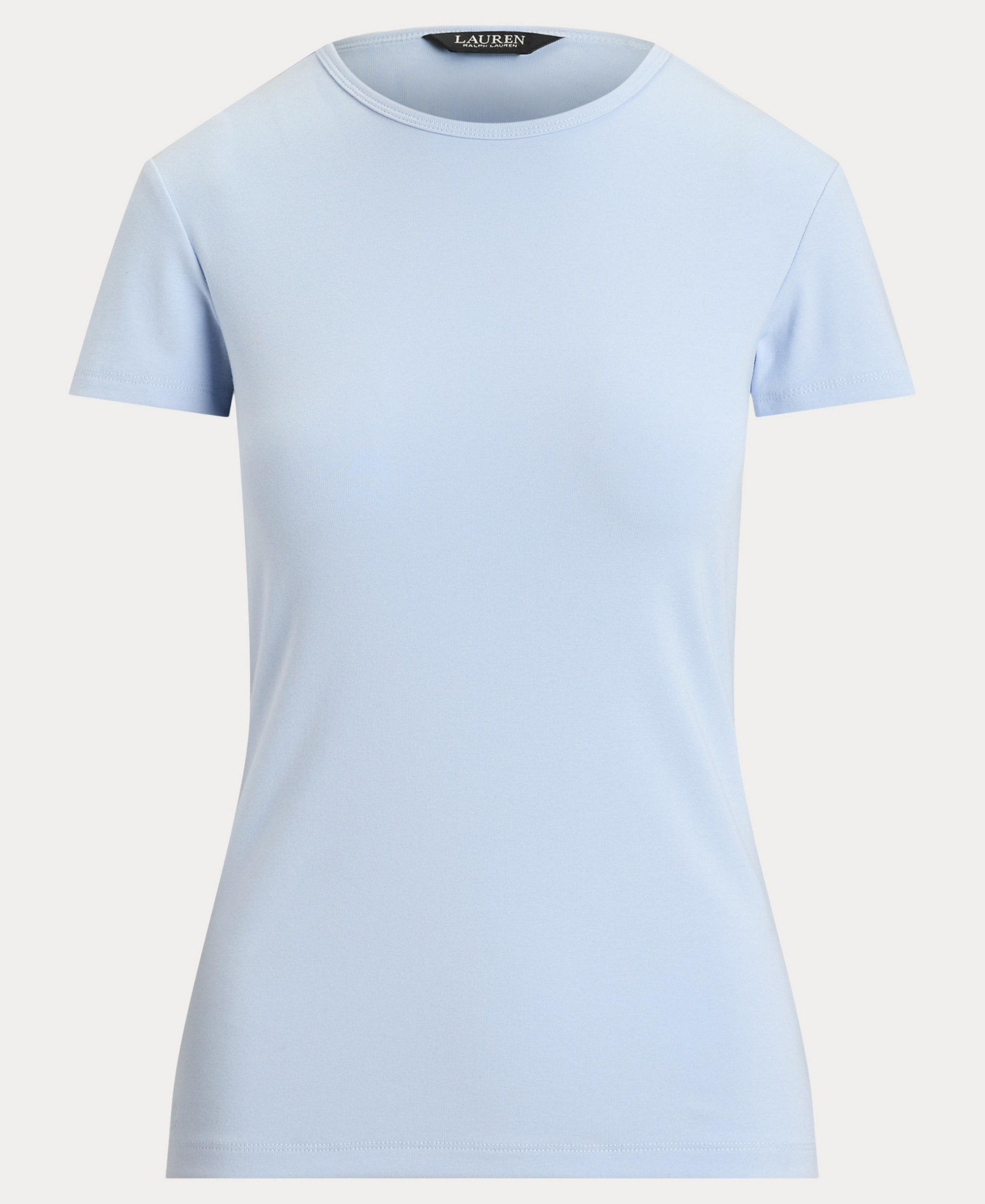 Lauren Ralph Lauren Stretch Knit T-Shirt - Icy Blue