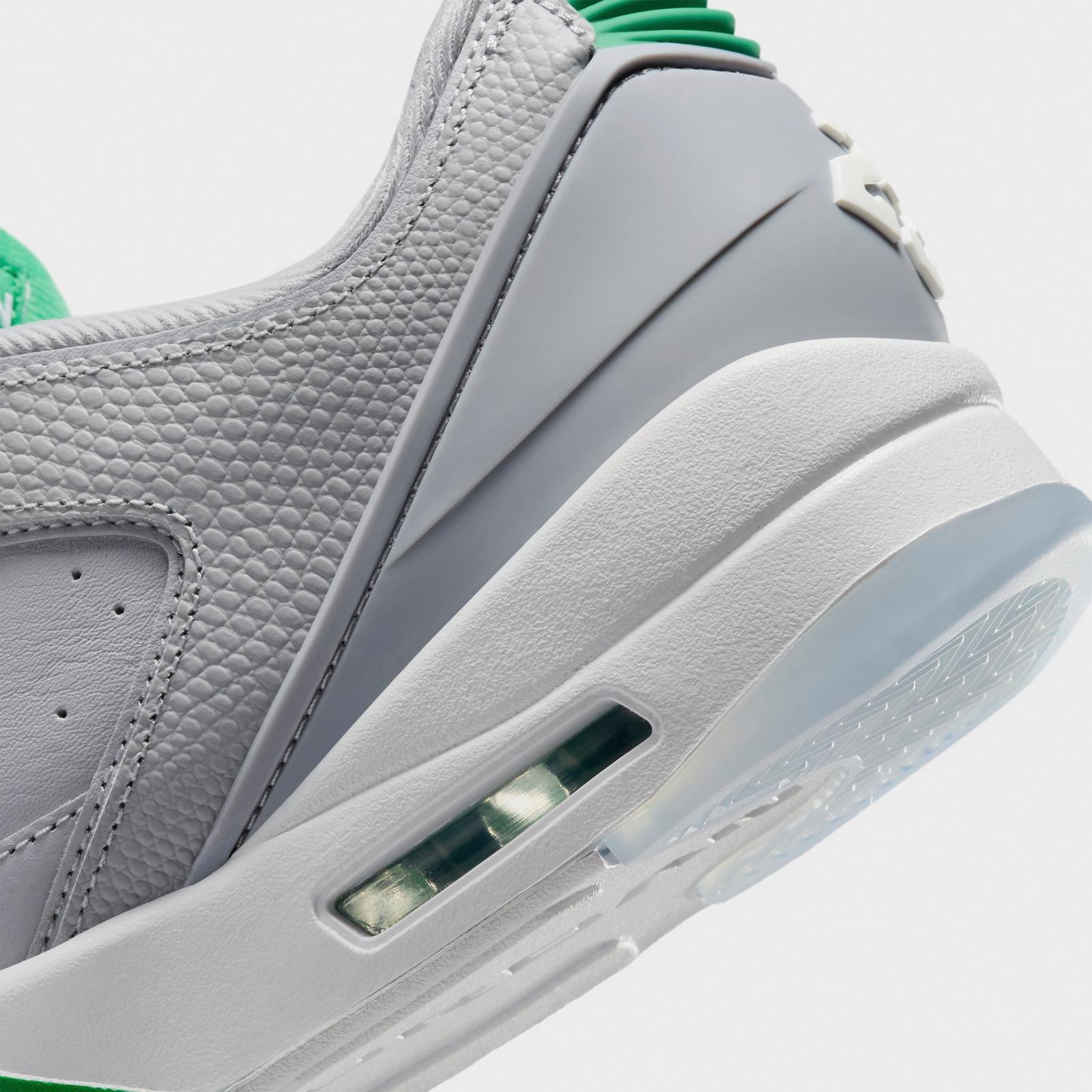 Men's Jordan Sixty Plus Low Casual Shoes - Wolf Grey/Lucky Green/White - view 3