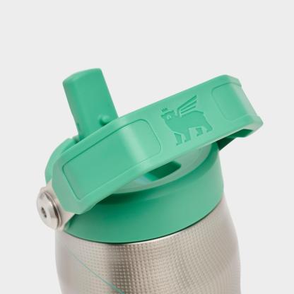 Stanley x Caitlin Clark IceFlow Flip Straw Tumbler (24 oz) - Silver/Green