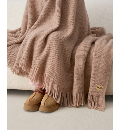 UGG® Margot Knit Throw, 50" x 70" - Sandalwood