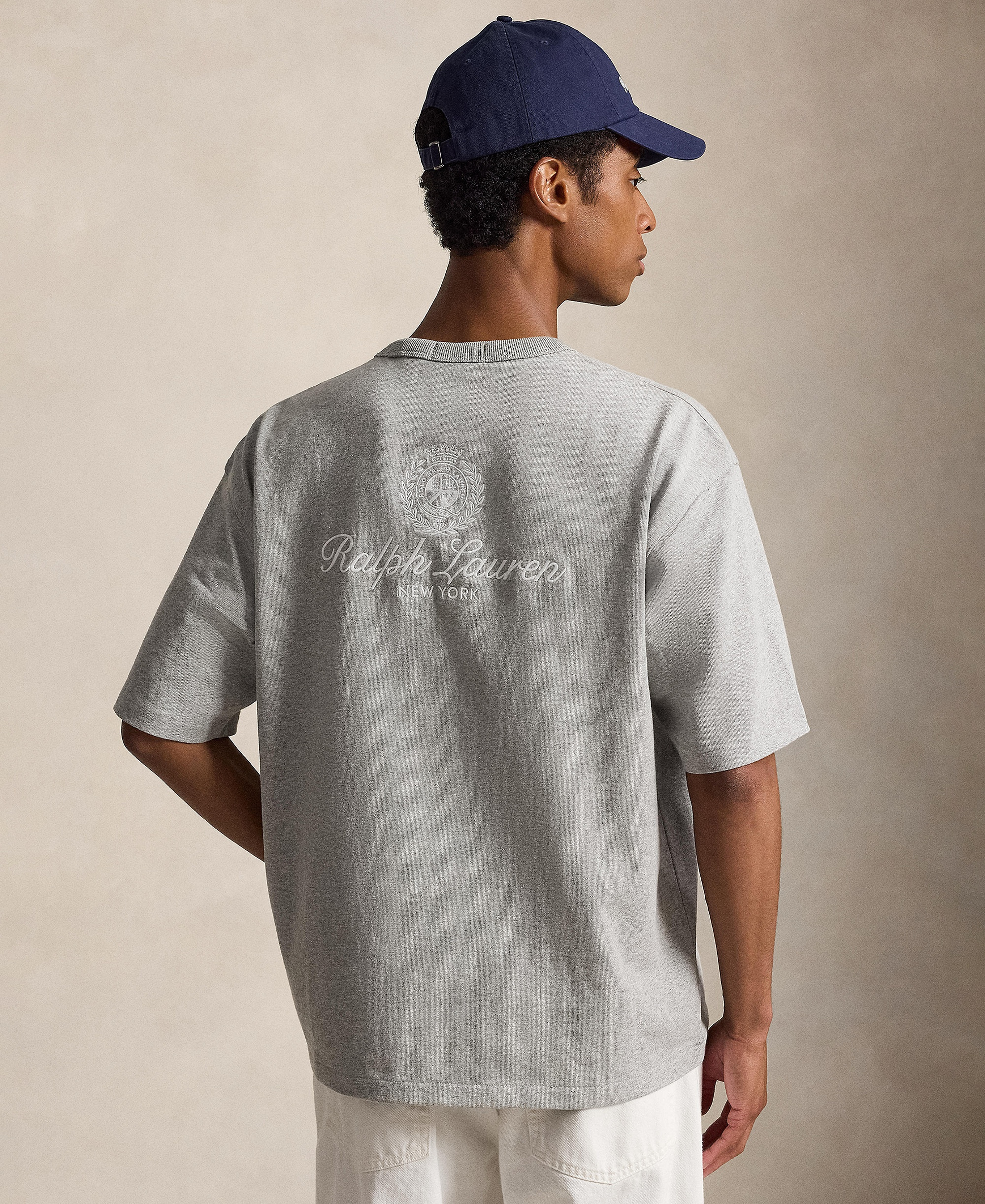 Polo Ralph Lauren Men's Jersey Graphic Relaxed-Fit T-Shirt - Andover Heather