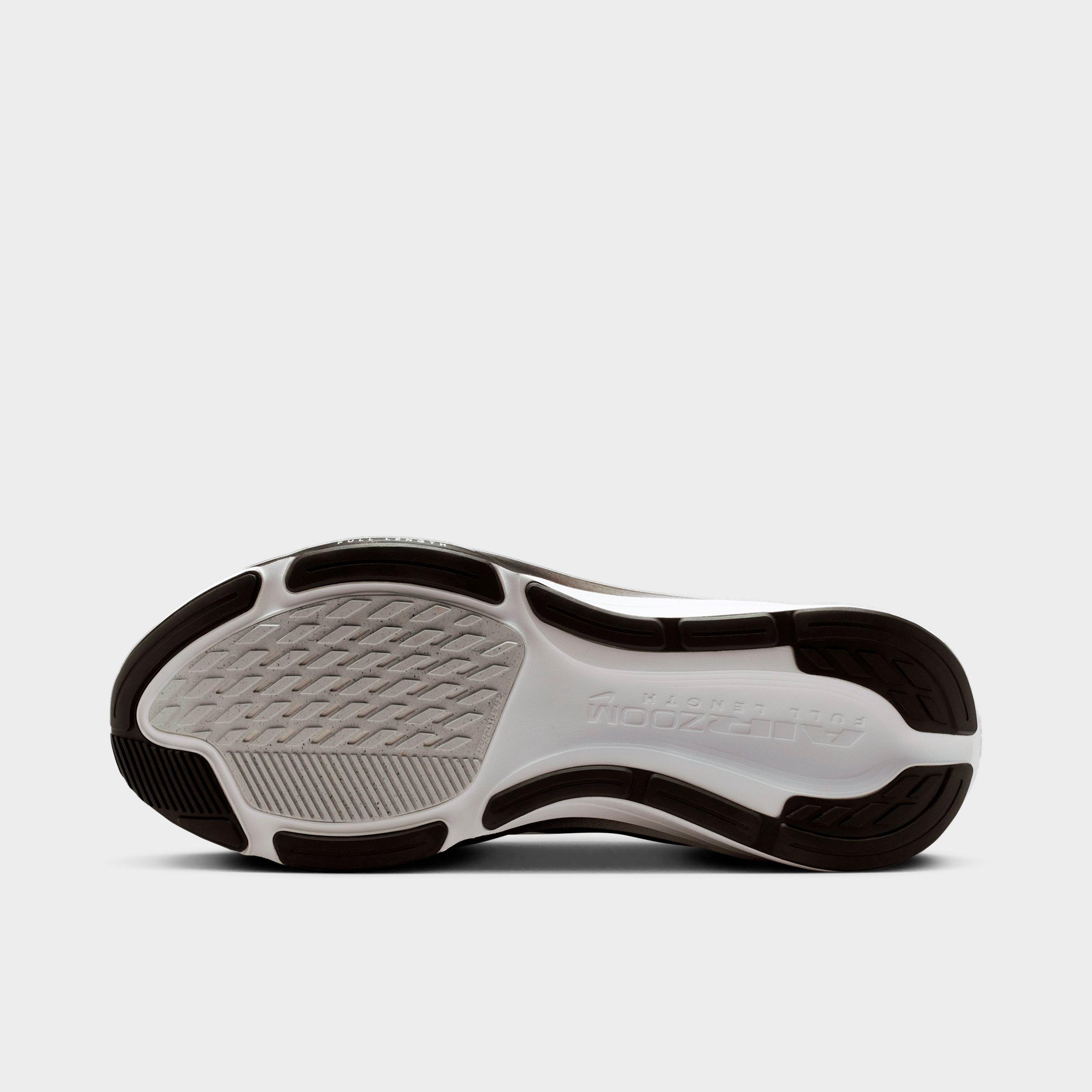 Men's Nithtke Pegasus 42 Running Shoes (Wide Width) - Black/Photon Dust/White - Bottom view