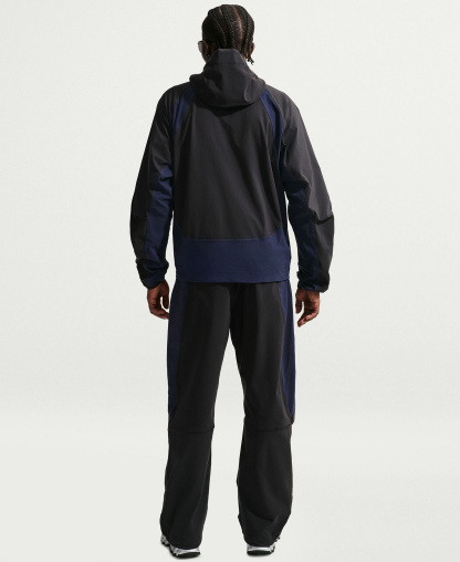 Nike Men's Tech Dri-FIT Woven Color-Block Pants - Black/Obsidian