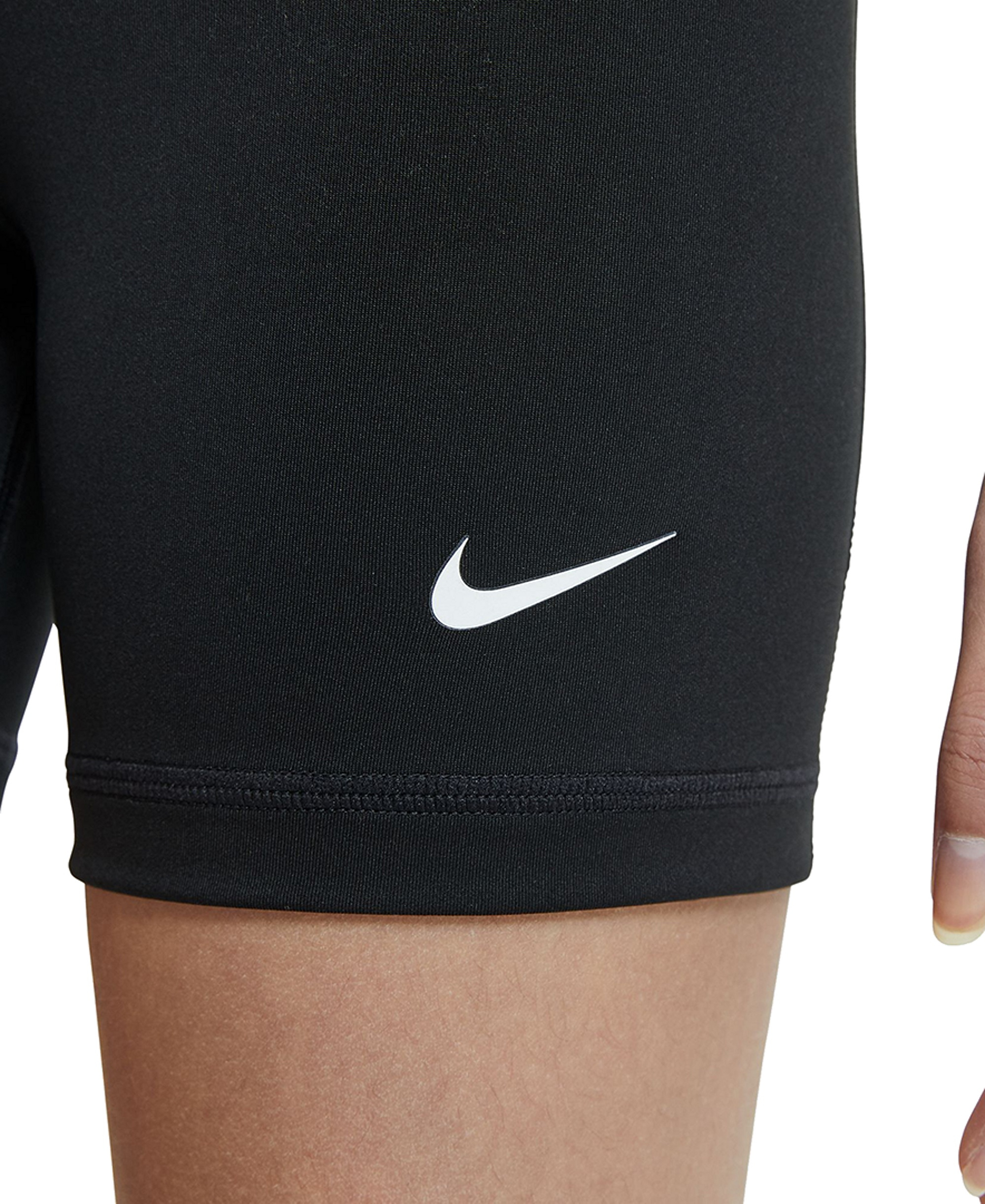 Nike Girls' 7-16 Pro Elastic Waist 3" Shorts - Black