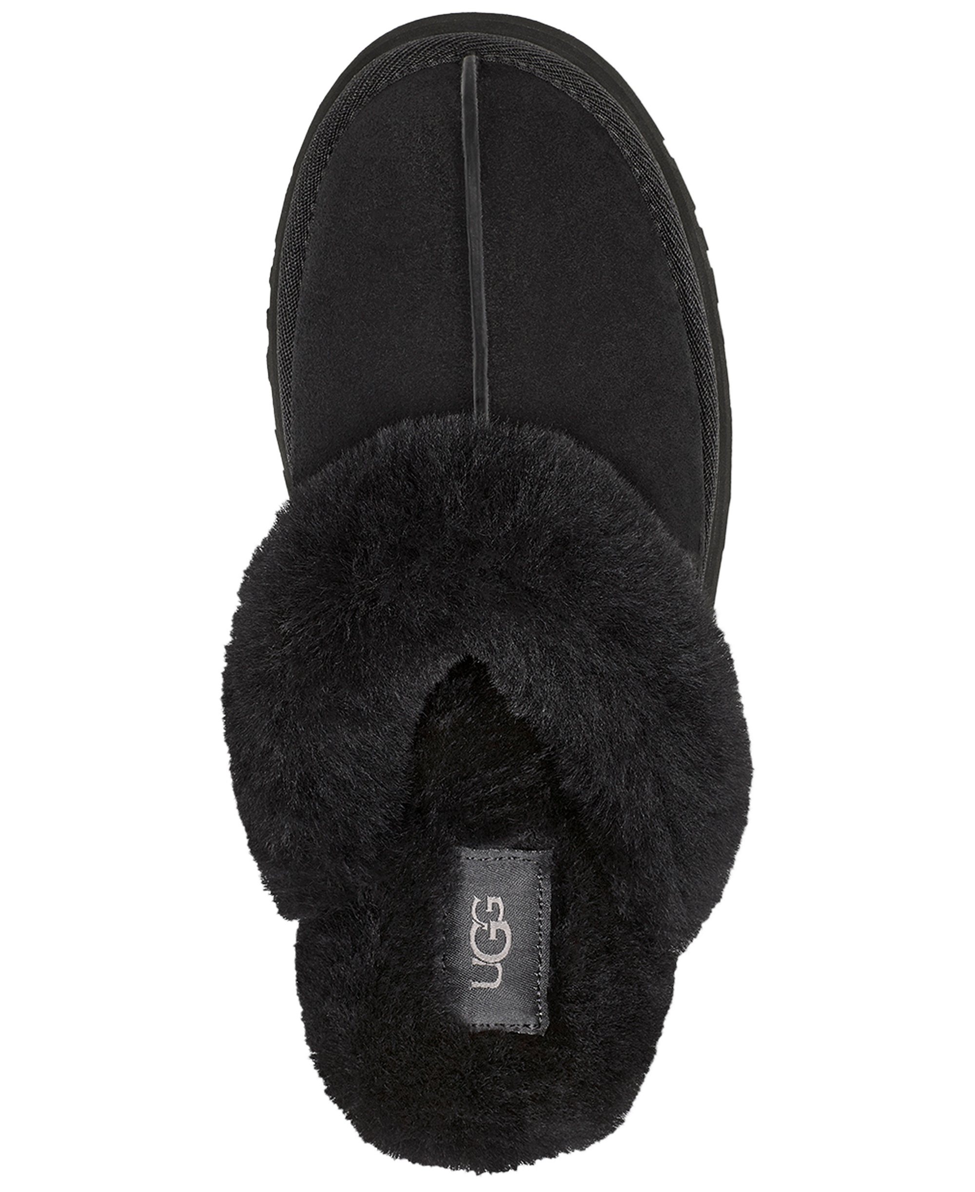 UGG® Women's Disquette Slip-On Clog Slippers - Black