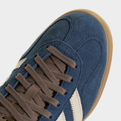 Men's adidas Originals Gazelle Indoor Casual Shoes - Night Indigo/Off White/Earth Strata - Detail shot